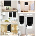 Window Blinds Cordless Blackout No Drill Cut to Size Clip On Stick On Self Adhesive Temporary Blinds Pleated Paper Blinds for Windows Doors Shades for Home Nursery Bedroom Kitchen Bathroom
