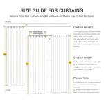 INOVADAY 100% Blackout Curtains for Bedroom, Black Out Curtains 96 Inch Long, Clip Rings Linen Blackout Drapes, Thermal Insulated Room Darkening for Living Room, 2 Panels - Oatmeal,W50xL96