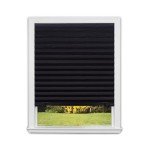Redi Shade No Tools Original Blackout Pleated Paper Shade Black, 36" W x 72" L, 6 Pack