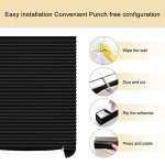 Window Blinds Cordless Blackout No Drill Cut to Size Clip On Stick On Self Adhesive Temporary Blinds Pleated Paper Blinds for Windows Doors Shades for Home Nursery Bedroom Kitchen Bathroom