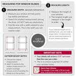 Lotus & Windoware Cordless, 2 Inch Faux Wood Blind, 34" Wide x 36" Long, Window Blinds, Blinds & Shades, Blinds for Indoor Windows, Smooth, Bright White, 34" x 36",Bright White