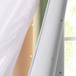 NICETOWN Rainbow Star Curtains for Girls Bedroom, Double Layer Colorful Stripes Kids Blackout Curtains Plus White Sheer Livingroom Window Curtains for School Classroom (Rainbow, W52 x L84, Sold by 2)