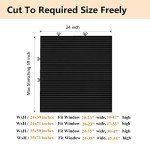 Window Blinds Cordless Blackout No Drill Cut to Size Clip On Stick On Self Adhesive Temporary Blinds Pleated Paper Blinds for Windows Doors Shades for Home Nursery Bedroom Kitchen Bathroom