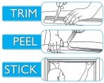 Redi Shade No Tools Original Light Filtering Pleated Paper Shade White, 36" W x 72" L, 6 Pack