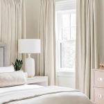 MIULEE 100% Blackout Linen Textured Curtains for Bedroom Solid Thermal Insulated Cream Grommet Room Darkening Curtains & Drapes Luxury Decor for Living Room Nursery 52 x 84 Inch (2 Panels)