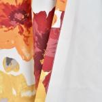 Lush Decor Leah Room Darkening Window Curtain Panel Pair, 84 inch x 52 inch, Red/Orange, Set of 2