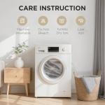 Joydeco 100% Blackout Curtains for Bedroom 84 Inch Long, Linen Black Out Curtains 2 Panels Set With Grommet for Living Room Window, Thermal Insulated Full Light Blocking Drapes Privacy Protection,52"W