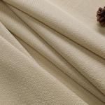 Chyhomenyc 2 Panels Camel Kitchen Curtains 36 Inch Length Tier Curtains, Faux Linen Textured Small Cafe Curtains, Light Filtering Short Window Curtains for Bathroom Basement, Each 30x36 inch