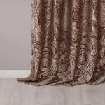 Madison Park Aubrey 2 Panel Curtain Faux Silk Paisley Jacquard, Rod Pocket Curtain for Living Room, Kitchen, Room Darkening Window Drape for Bedroom and Dorm, 2-PK 50x84, Burgundy