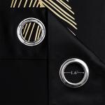 Estelar Textiler Black Blackout Curtains for Bedroom 84 Inches Long, Room Darkening Grommet Thermal Insulated Curtains for Living Room, Light Blocking Drapes with Gold Print Design,52Wx84L,2 Panels