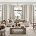 100% Blackout Curtains 84 Inch Length 2 Panels Set Farmhouse Style for Bedroom Windows/Living Room Thermal Insulated Neutral Boho Drapes Linen Blend Natural Ivory 7ft Long Hook Belt Pleated/Back Tab