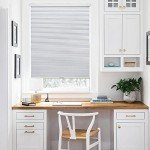 LazBlinds Cordless Cellular Shades, No Tools No Drill Blackout Honeycomb Shades Pleated Blinds for Windows, 34" W x 64" H, Silver White