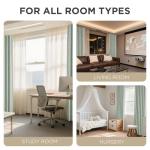 Joydeco Blackout Curtains for Bedroom - 84 Inch Long 100% Light Blocking 2 Panels Sage Green Drapes, Thermal Insulated Room Darkening Curtains, Linen Textured for Living Room, Rod Pocket & Back Tabs