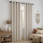 XOGUIBO Boho Blackout Curtains for Bedroom 84 inch Long 2 Panels Mid Century Black Out Curtains for Living Room Grommet Thermal Insulated Room Darkening Window Drapes Patterned