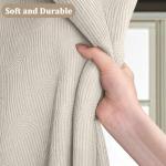 XOGUIBO Boho Blackout Curtains for Bedroom 84 inch Long 2 Panels Mid Century Black Out Curtains for Living Room Grommet Thermal Insulated Room Darkening Window Drapes Patterned