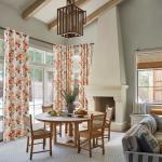 Pink Floral Curtains 84 Inch for Girl Bedroom Velvet Curtain Drapes with Whimsical Botanical Flower Pattern Aesthetic Anthropologie Modern Farmhouse Room Darkening Living Room Window Curtains,2 Panels