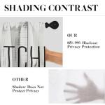 Emvency 36 Inch Kitchen Curtains White Farmhouse Rustic Window Curtains and Valances Set of 3, Vintage Fork Spoon Barn Country Wooden Wood Short Tier Curtain, Vintage Small Kitchen Decor