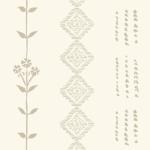 Neutral Farmhouse Curtains for Living Room 84 Inches Long,Taupe Cream Boho Light Filtering Sheer Patterned Modern Beautiful Linen Curtains with Floral Pattern Design Dining Room 84 Length 2 Panels Set