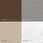 CHICOLOGY Roman Shades for Windows , Window Treatments , Roman Shades , Roman Window Shades , Room Darkening Shades , Window Shades , 31"W X 64"H , Belgian Flax (Privacy & Light Filtering)
