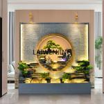 HLZ rockery fountain ornament villa living room water curtain wall running water screen landscape