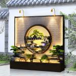 HLZ rockery fountain ornament villa living room water curtain wall running water screen landscape
