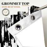 HIYSMT Black and White Curtains,Abstract Modern Art Graffiti Blackout Curtain,4284inch Clean Lines Printed Drapes for Bedrooms and Living Rooms 2 Panels HILC012