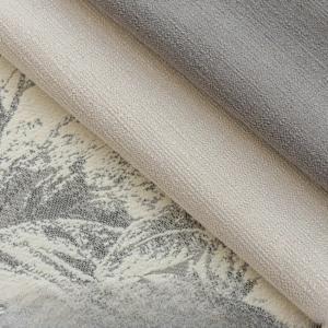 Custom Size Fashion Luxury European Curtains For Living Room Bedroom Gray Leaves Retro Modern Splicing Window Custom