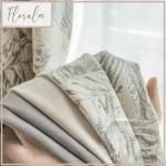 Custom Size Fashion Luxury European Curtains For Living Room Bedroom Gray Leaves Retro Modern Splicing Window Custom