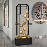 HJ living room water curtain wall partition screen ornament circulation new Chinese entrance office high-end fountain