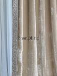 ZYY light luxury white silk high-end living room bedroom villa high window curtain