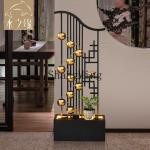 HJ living room water curtain wall partition screen ornament circulation new Chinese entrance office high-end fountain