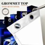 HIYSMT Race Car Curtains,Racing Blue Sports Car Curtain,4284inch Black Blue Geometric Checkered Blackout Window Drapes for Boy Bedroom Game Room 2Panels HILC07