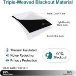 HIYSMT Race Car Curtains,Racing Blue Sports Car Curtain,4284inch Black Blue Geometric Checkered Blackout Window Drapes for Boy Bedroom Game Room 2Panels HILC07