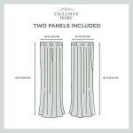 TOWN & COUNTRY LUXE Talia Double Layer Indoor Curtains, Sheer and Room Darkening Blackout, Grommet Top, Energy Efficient, 2-Pack Set, 52"x84", Sand