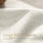 Jowels Cream Linen Blackout Curtains 84 Length 2 Panels Set for Living Room Bedroom, 100% Black Out Thermal Insulated Linen Drapes, Room Darkening Grommet Curtains 84 Inches Long Natural Beige