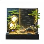 S Large Living Room Water Curtain Wall Floor Flowing Water Ornaments Rockery Fountain Company Hotel Decoration