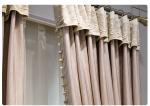French Window Balcony Bay Window Partition Pink Jacquard Lace Splicing Thickened Curtains for Living Room Bedroom