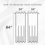 Elegant Comfort Luxurious Beautiful Curtain Panel Set with Attached Valance and Backing 54" X 84 inch (Set of 2), Beige