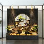 53Water curtain wall Flowing water wall Fountain Indoor living room Balcony Hotel clubhouse Entrance Outdoor courtyard Landscape