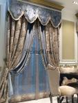 ZYY retro high-end embroidery living room embroidery new Chinese bedroom luxury curtains