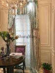 ZYY retro high-end embroidery living room embroidery new Chinese bedroom luxury curtains