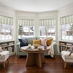 jinchan Valance Curtain Linen Textured Striped Window Curtain for Living Room Light Filtering Ticking Stripe Farmhouse Valance for Kitchen Rod Pocket 1 Panel 16 Inch Sage Green on Linen 1 Panel