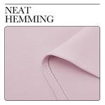 NICETOWN Nursery Essential Thermal Insulated Solid Grommet Top Blackout Curtains/Drapes (1 Pair, 42 x 63 inches in Baby Pink)