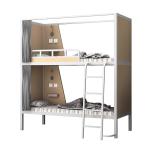 Newest Capsule Hotel Bedroom Set Horizontal Curtain Bunk Bed
