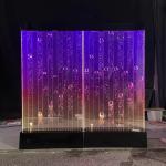 LED water curtain wall, suitable for various indoor and outdoor spaces, bedrooms, external hotels, living rooms, kitchens