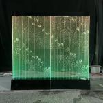 LED water curtain wall, suitable for various indoor and outdoor spaces, bedrooms, external hotels, living rooms, kitchens