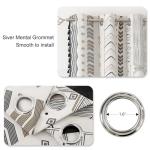 ColorBird 100% Boho Blackout Curtains 2 Panels 84 Inch Black White Western Southwest Aztec Thermal Black Out Patterned Curtain Drapes for Living Room Bedroom