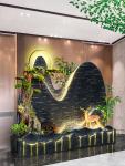Cy Large Rockery Water Curtain Wall Water Fountain Decoration Circulating Water Outdoor Courtyard Decoration Indoor Living Room
