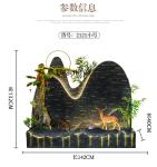 Cy Large Rockery Water Curtain Wall Water Fountain Decoration Circulating Water Outdoor Courtyard Decoration Indoor Living Room