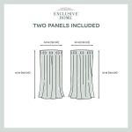 TOWN & COUNTRY LUXE Talia Double Layer Indoor Curtains, Sheer and Room Darkening Blackout, Grommet Top, Energy Efficient, 2-Pack Set, 52"x63", Rose Blush